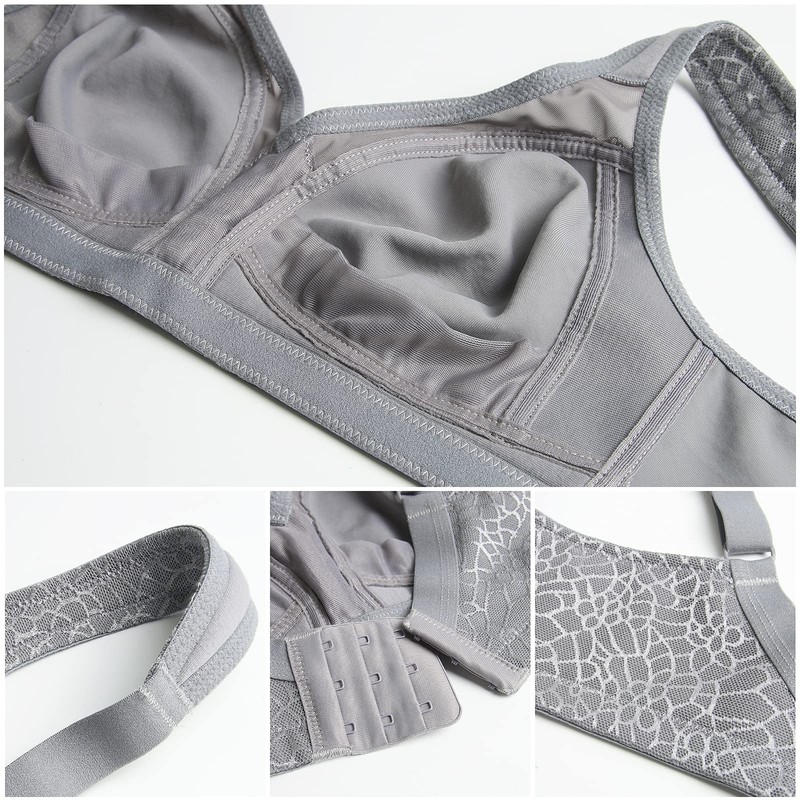 HACI Women's Minimizer Bra Full Coverage Non Padded Wirefree Plus