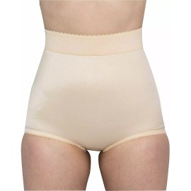 Rago  Rago Shapewear Light Shaping Hi-Waist Light Beige Panty Brief Plus Size 447XL