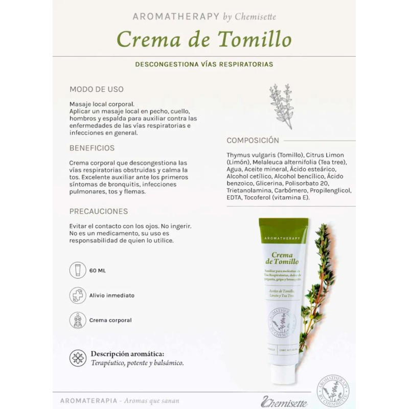 Crema De Tomillo Chemisette