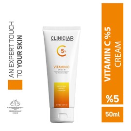 ClinicLab 5% Vitamin C & Glow Cream - Skin Brightening & Dark Spot Face Cream for Women and Men (1.69fl oz)