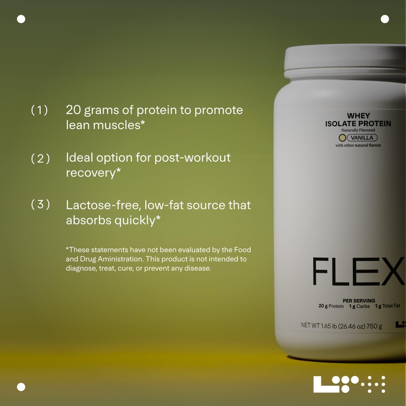 LTH Flex Whey Protein Isolate - Trusted by Life Time