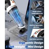 Handheld Vacuum Cordless, 2 Modes with Powerful Suction, LED Light