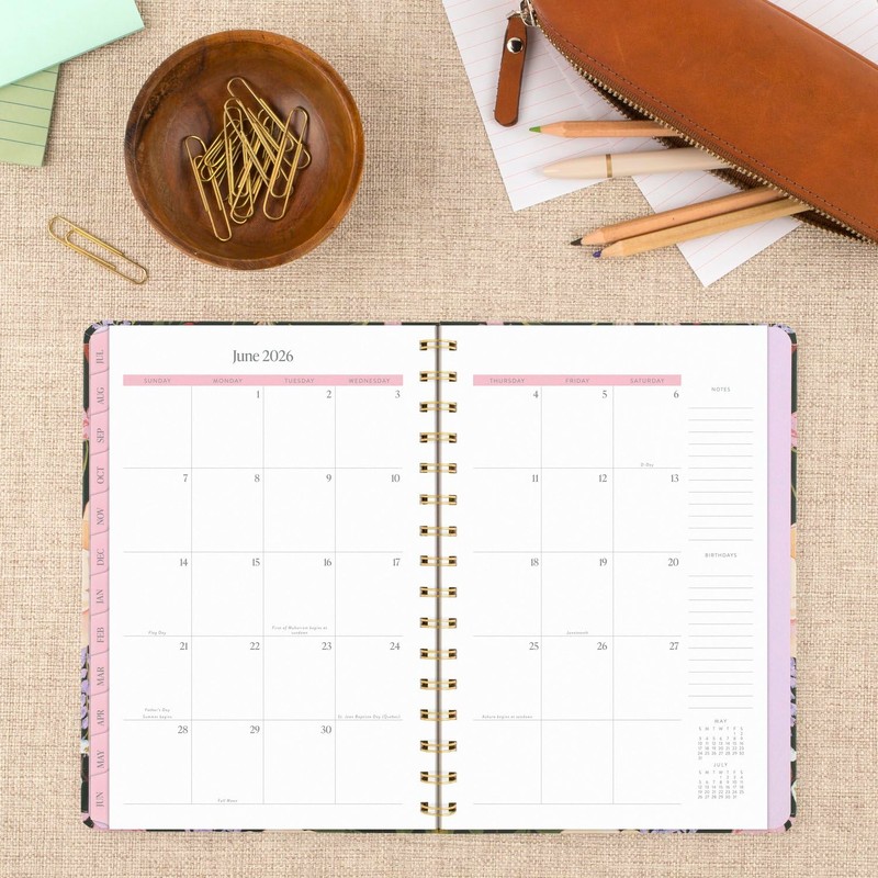 CAMBRIDGE Planner 2025-2026 Academic, Pen+Pillar, Weekly & Monthly, 5-1/2" x