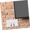 TEHAUX Brush Wall Plate Cable Pass Through for Wall Mount