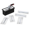 Fishark Switchable Notch Trowel Set，8 Piece Trowel Box Kit, Made