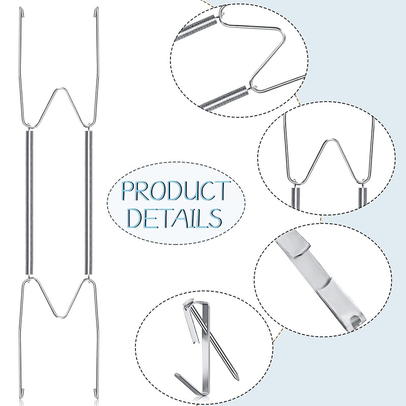 20 Pieces Invisible Wall Plate Hangers 4/5/6/8/10 Inches Wall Plate