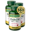 Nature’s Bounty Fish Oil, 1200mg, 360mg of Omega-3, 120 (3