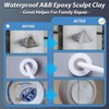 Epoxy Clay, 2lb Epoxy Sculpt Modeling Clay High Adhesive Pool