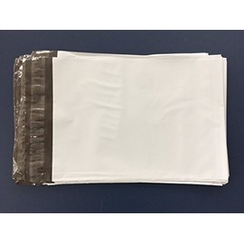 100 POLY 9 x 12 WHITE PLASTIC MAILING BAGS ENVELOPES