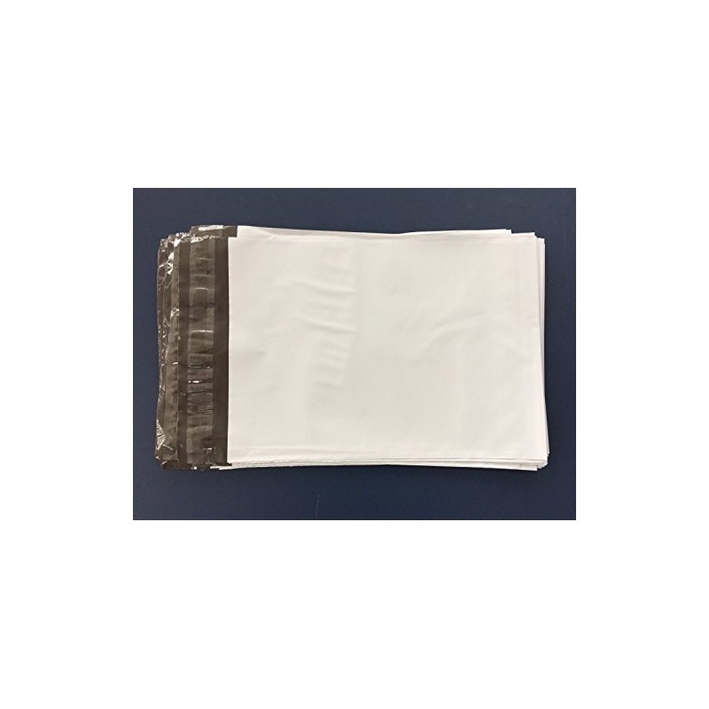 100 POLY 9 x 12 WHITE PLASTIC MAILING BAGS ENVELOPES