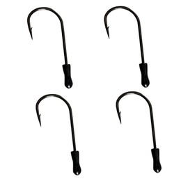 Predax Trailer Hook - 4 Additional Hooks, Fishing Hooks, Hooks for Jigs, Spinner Baits, Chatters, Artificial Baits, Predator Hooks, Pike Hooks, Zander Hooks, Size: 1/0