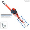 PETEX Automatic Ratchet Tie Down Strap Self-Reeling 1 Piece 5