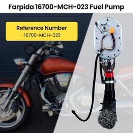 Farpida 16700-MCH-023 Fuel Pump Fits for 2002-2003 Honda VTX1800C VTX1800R VTX1800S, Fits for 2004 VTX1800C, Electric Fuel Injection Pump Replace 16700-MCH-023 16700MCH023