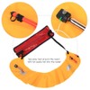 Portable Adults Inflatable Life Jacket Waist Belt with Reflective Tapes