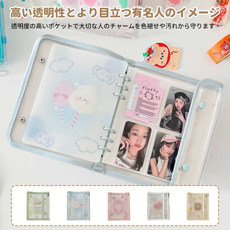 Pokmill Sealing Notebook, Girls, A6 Size, Large Capacity Storage, Includes