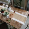 Dinner Table Runner Linen Premium Quality Mitered Corners with Elegant
