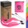 Diabolo Freizeitsport UV Light Poi in Pink - Angel Wings