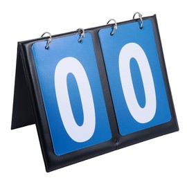 iplusmile Flip Card Flip Scoreboard Scoreboard Scorekeeper Scoreboard Flipper Net Scorebook Score Flippers Game Scoreboard Sport Scoreboard PVC Blue