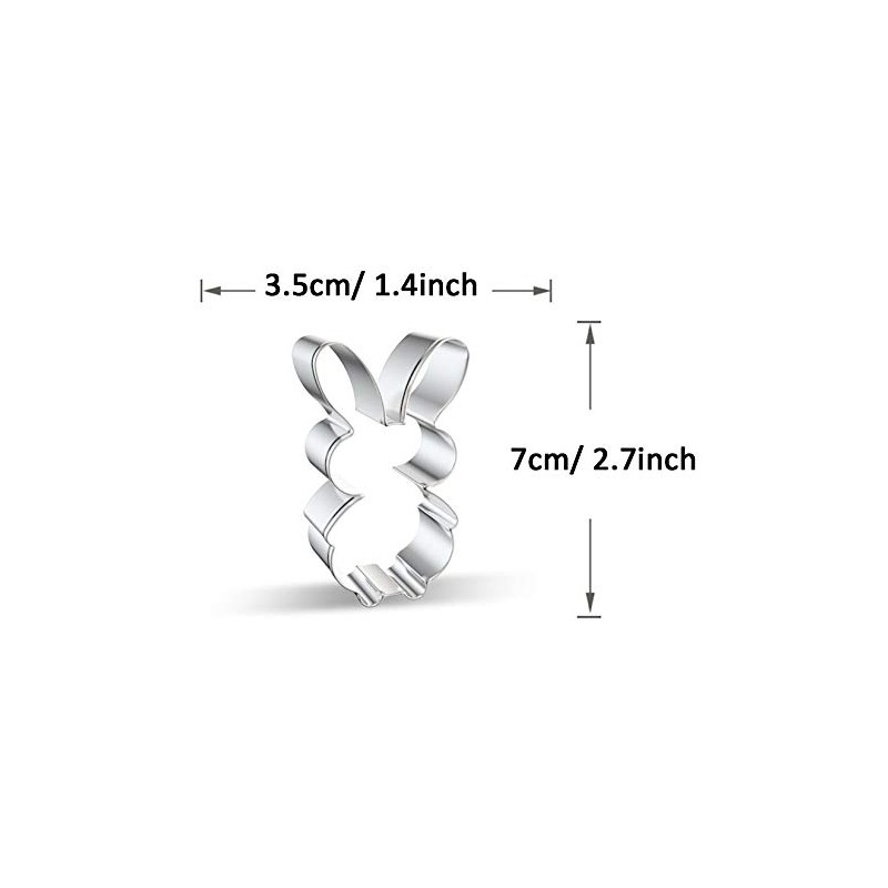 WJSYSHOP Rabbit Bunny Hare Girl Cookie Cutter