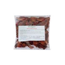 BSD Organics Edible Hibiscus Granules Dried for Tea, Garnishing and More, 50 g