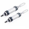 WOWCLEDED Pneumatic Cylinder MALJ Series Stroke Adjustable Small Mini Cylinder