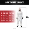 LAUCO White Polyester Reusable Paint Coverall Spray Suit with Hood,