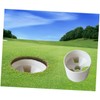 Totority Golf Hole Cup Durable Plastic Putting Cup for Backyard