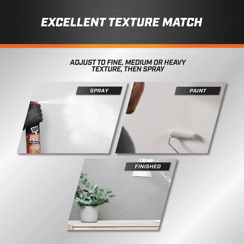 DAP Spray Texture Orange Peel Water Based 2n1 Wall &