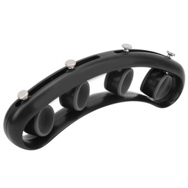 RiToEasysports Musical Finger Practice,Guitar Practice Aid Extender Span Practice Adjustable Extension Perfect Four-Hole Circular Design for Beginners Musical Finger Playing Accessories