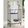 Kings Brand Furniture Pewter Metal Towel Racks for Bathroom with