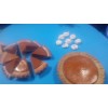 Unbranded OOAK 1:6 Miniature Food 2 Pumpkin Pies One cut