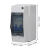 Circuit Breaker MCB PV Combiner Box Waterproof Disconnect Switch 1000V