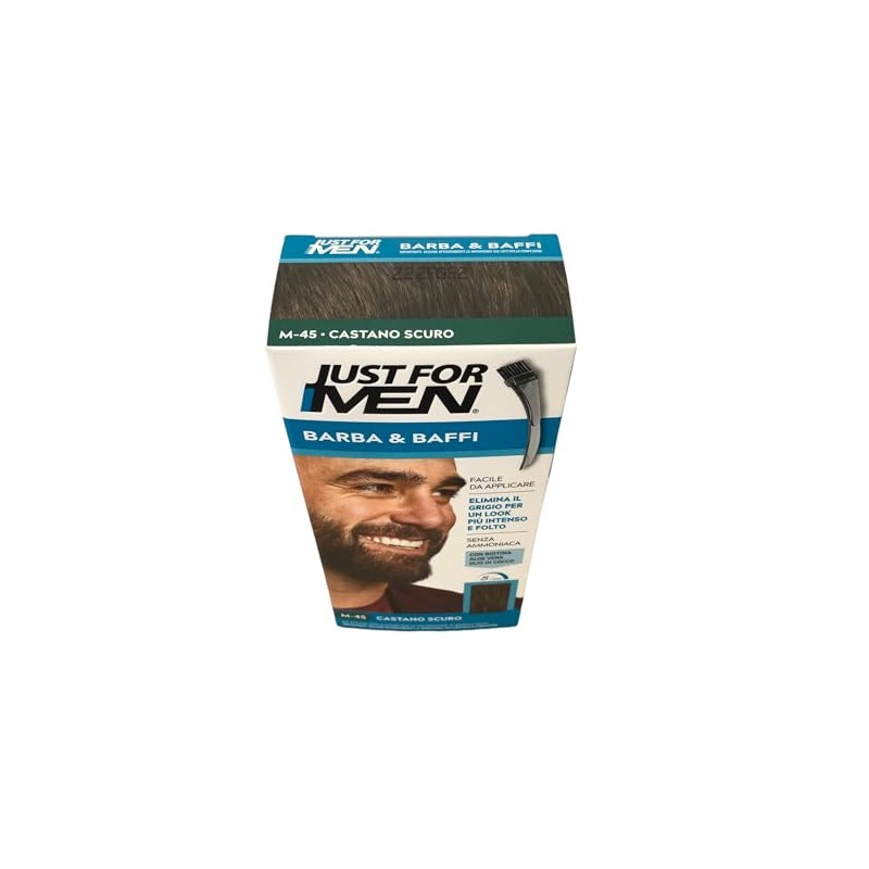Just For Men Brush-In Color Gel for Mustache, Beard &