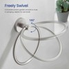 KIBI Circular Bathroom Hand Towel Ring | Wall Mounted Solid
