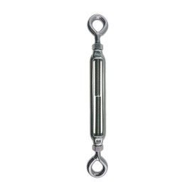 Stainless Steel (316) M8 (5/16") 8mm Turnbuckle Eye and Eye with Locknuts Marine Grade M8 Metric Thread