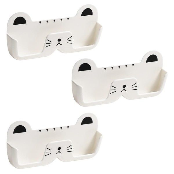 Teegxddy Kitten Model Glasses Holder Wall No Drilling Required Sunglasses