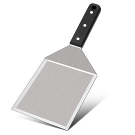 Burger Spatula, Joyfair Extra Wide Spatula with Beveled Edges, Burger Flipper/Smash Burger Spatula Ideal for Barbecue Hamburger Turner Grilling BBQ Griddle, Heavy Duty & Dishwasher Safe
