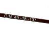 M+ New M + Eyeglasses MOD 1070 Cinnamon 49-18-137 With