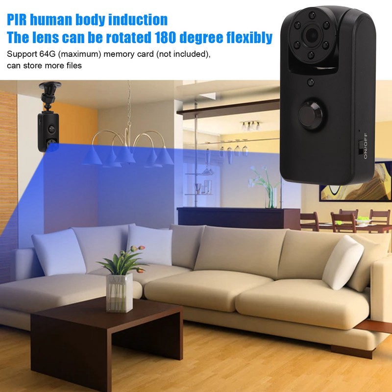 1080P Security Camera Night Vision Camera PIR Human Body Induction