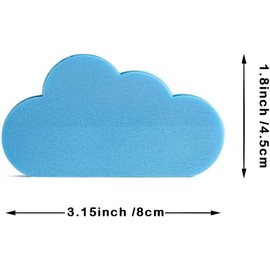 Bonitas notas adhesivas transparentes autoadhesivas, extraíbles, impermeables, divertidas notas adhesivas transparentes de colores, paquete de 6