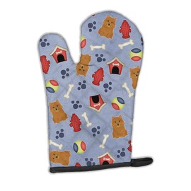 Caroline's Treasures BB2633OVMT Dog House Collection Norwich Terrier Oven Mitt Heat Resistant Thick Oven Mitt for Hot Pans and Oven, Kitchen Mitt Protect Hands, Cooking Baking Glove