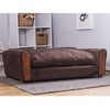 Moots VIP Microsuede Oak Pet Couch, Brown, Medium/Large