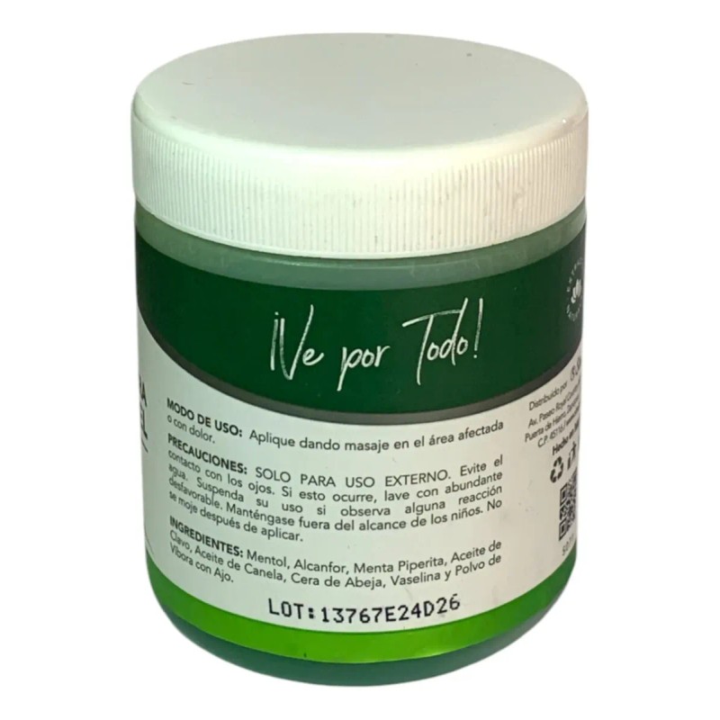 Pomada Vibora Cascabel Shelo Nabel 140grs