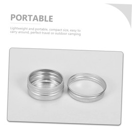 Baluue 36pcs Aluminum Cosmetic Tins Storage Containers for Creams Balms Projects Leakproof for Makeup Pills Skincare Party Favors