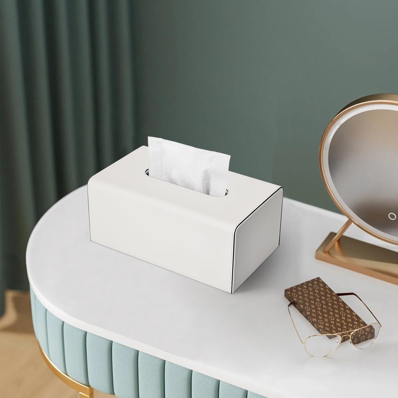 KINGFOM PU Leather Tissue Box Tissue Box Tissue Box for