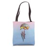 Cute Fruit Bat with Umbrella Fruit Basket Tote Bag