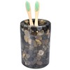 Natural Stone Pebbles Toothbrush Holder