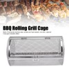 Rolling Grilling Basket, Stainless Steel BBQ Grill Mesh Cylinder Grill