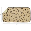 Kitchen Basics Microfiber Pet Bowl Feeding Mat, Anti-Skid and Absorbent,