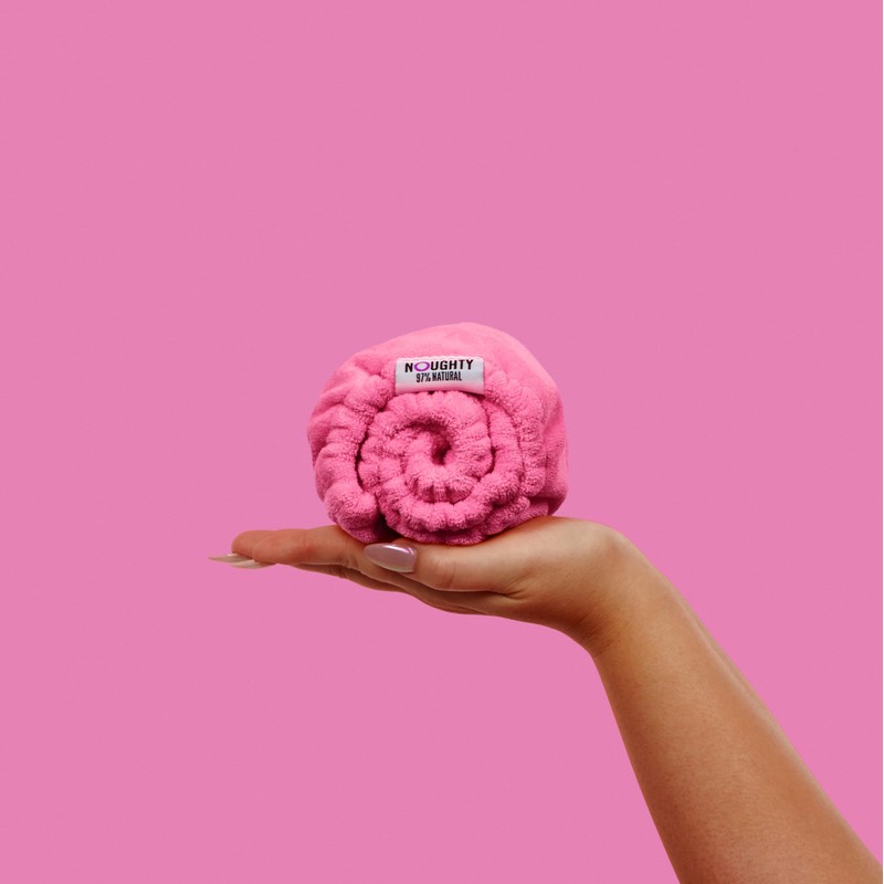 Noughty Hot Pink Hair Towel